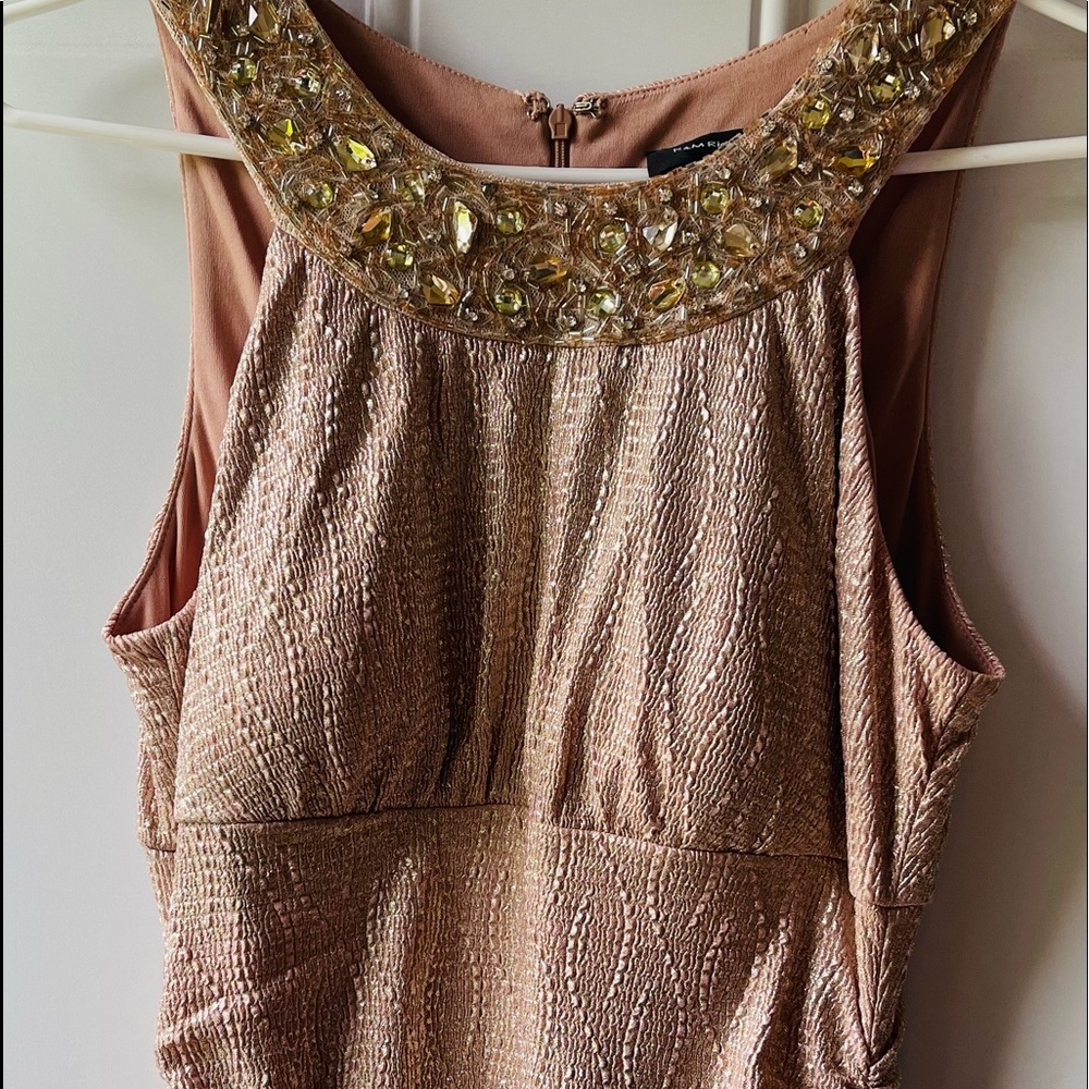 Gold Rhinestone Dress